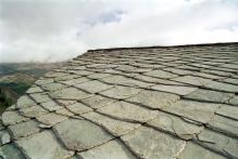 A slat roof